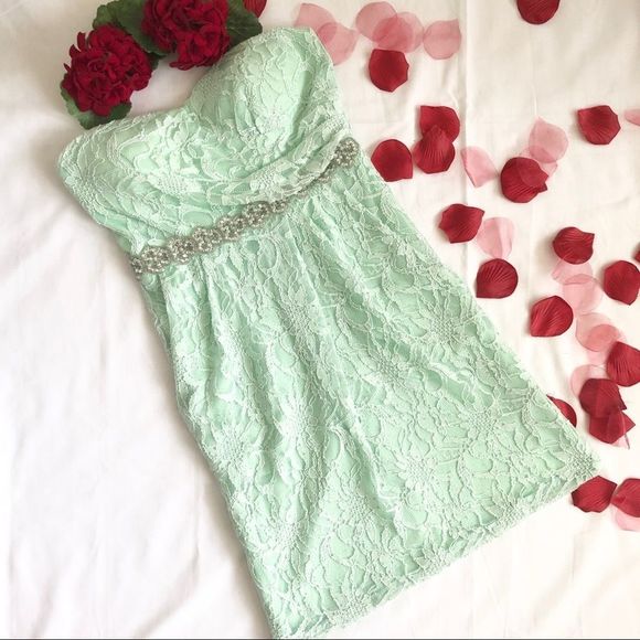 City Triangles Dresses & Skirts - city triangles - seafoam green formal dress